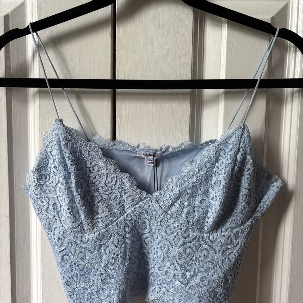Garage Blue Lace Cami